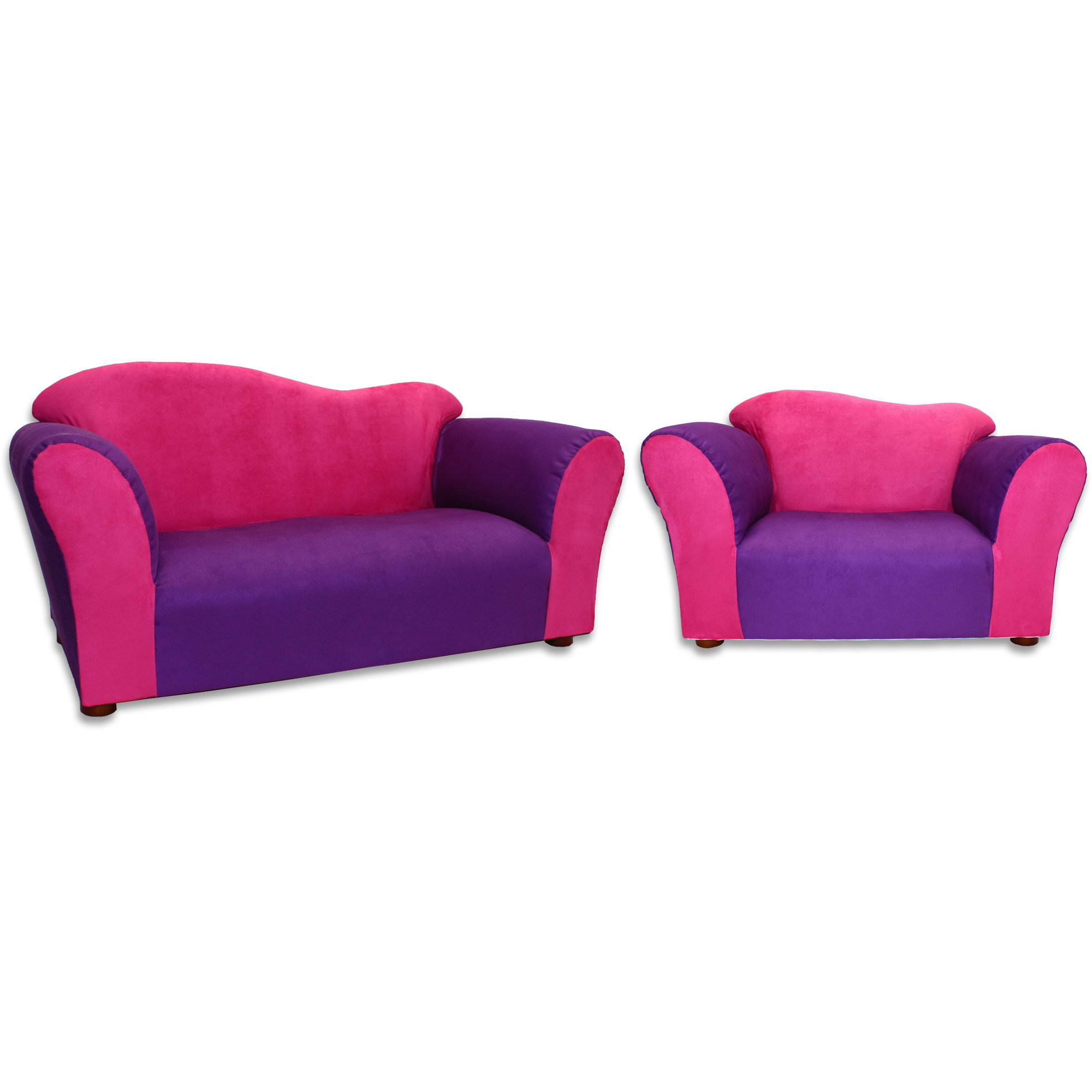 Keet Fancy 2 Piece Kids Sofa and Chair Set & Reviews Wayfair